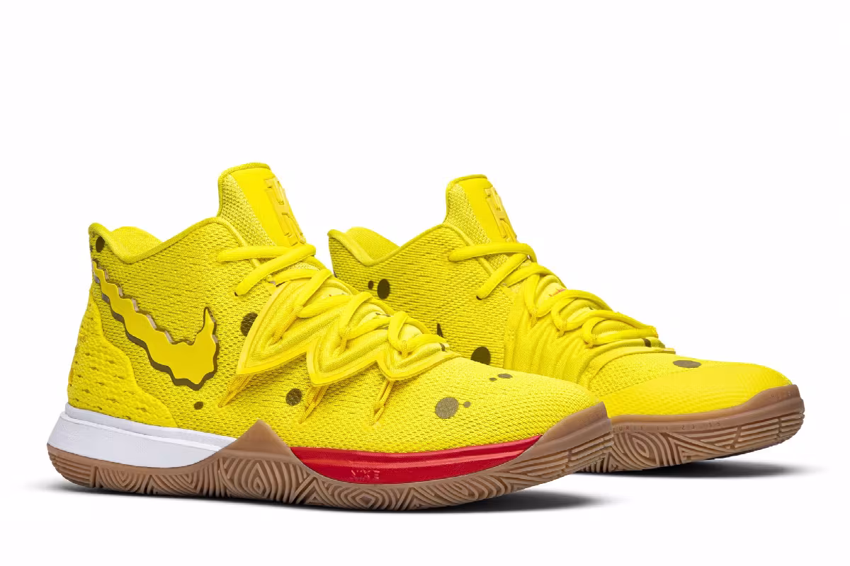 SpongeBob SquarePants x Nike Kyrie 5 GS SpongeBob, view 9