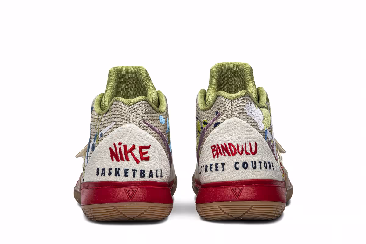 Bandulu x Nike Kyrie 5 GS Embroidered Splatters, view 7
