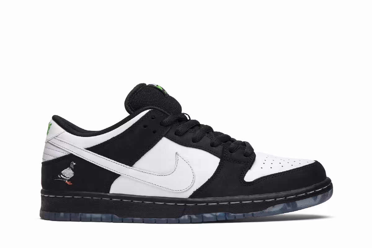 Jeff Staple x Nike Dunk Low Pro SB Panda Pigeon, view 2