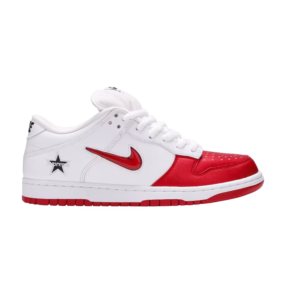 Supreme x Nike Dunk SB Low Varsity Red
