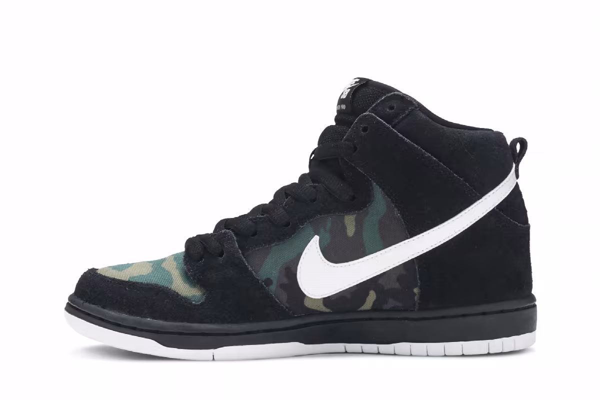 Nike Dunk High SB Camo, view 4