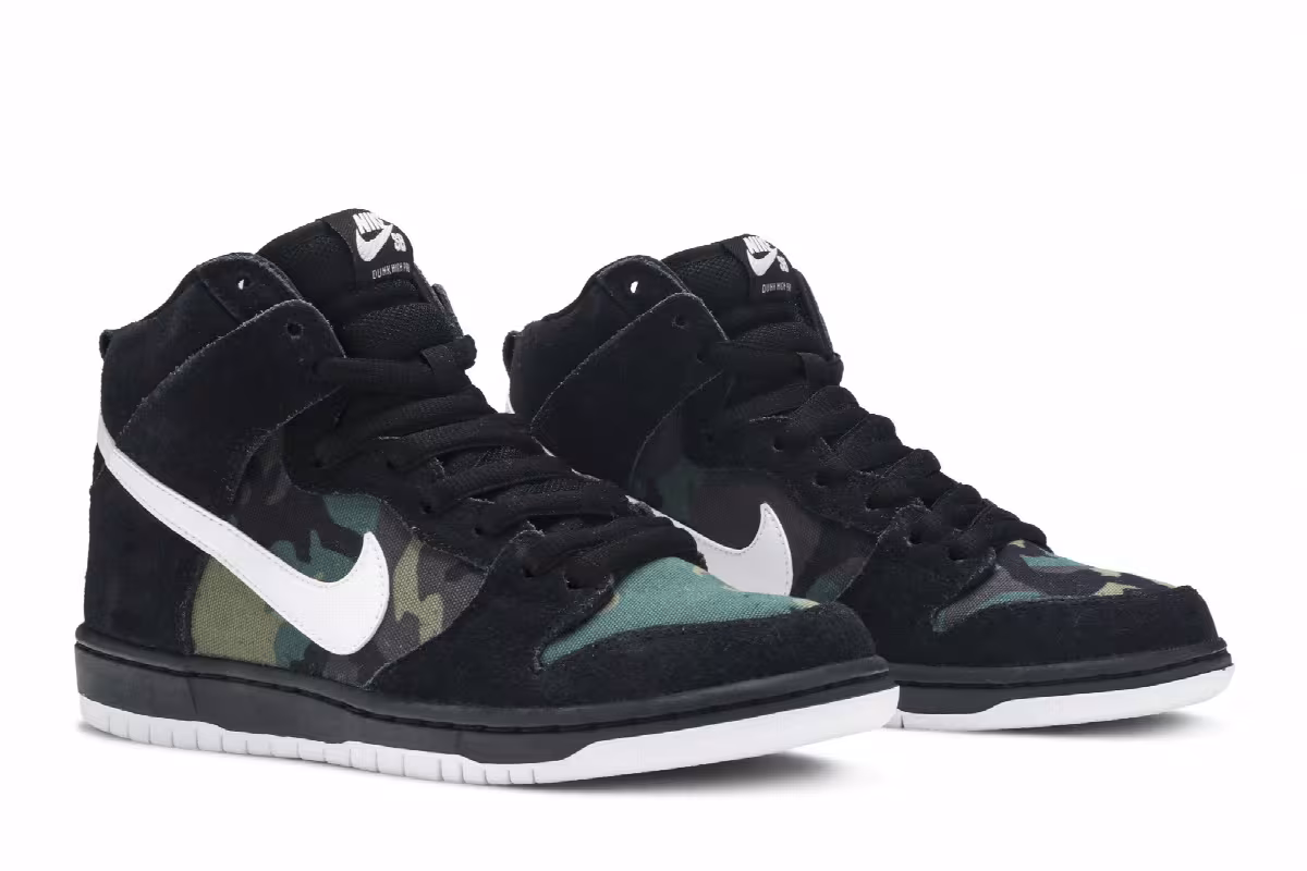 Nike Dunk High SB Camo, view 9