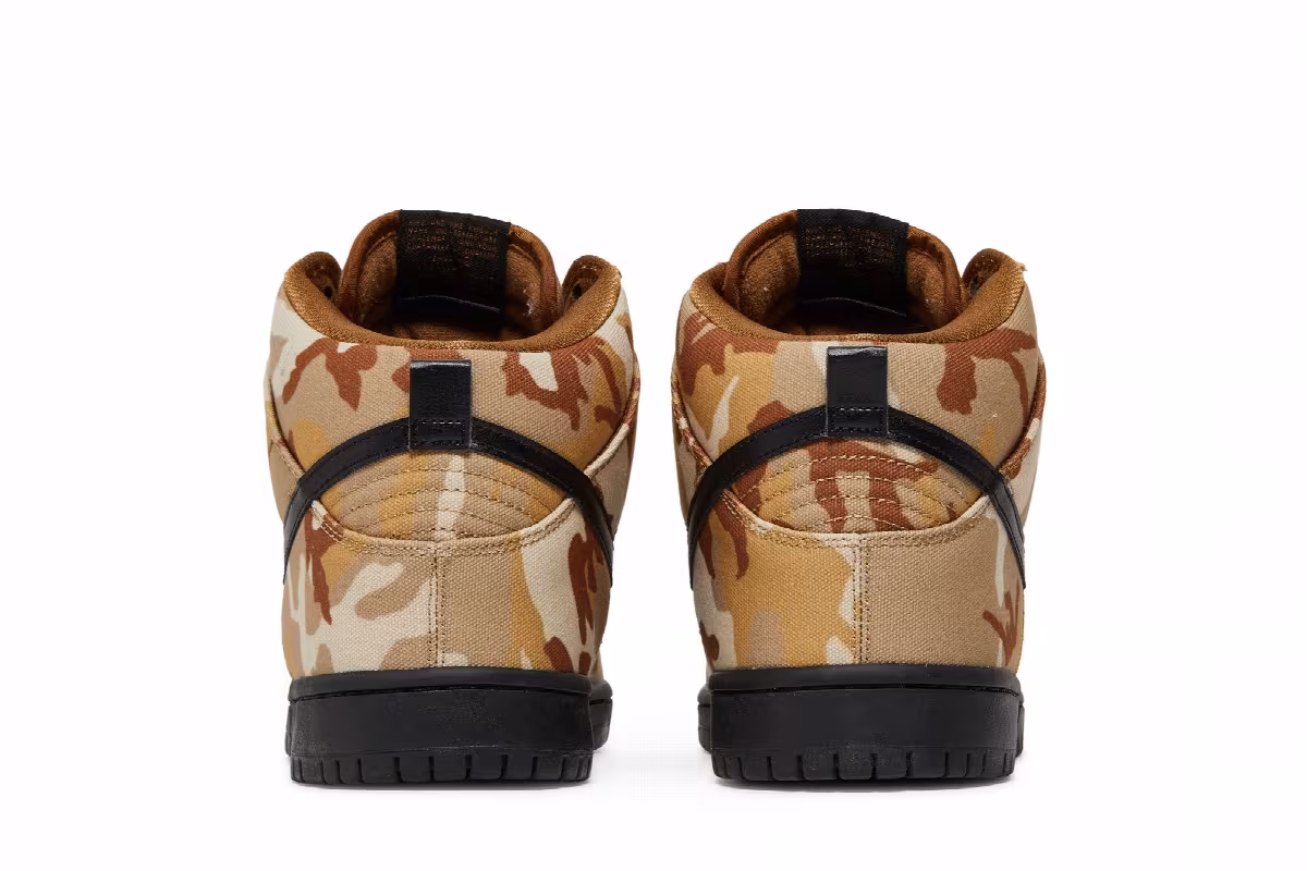 Nike Dunk High Pro SB Brown Camo, view 7