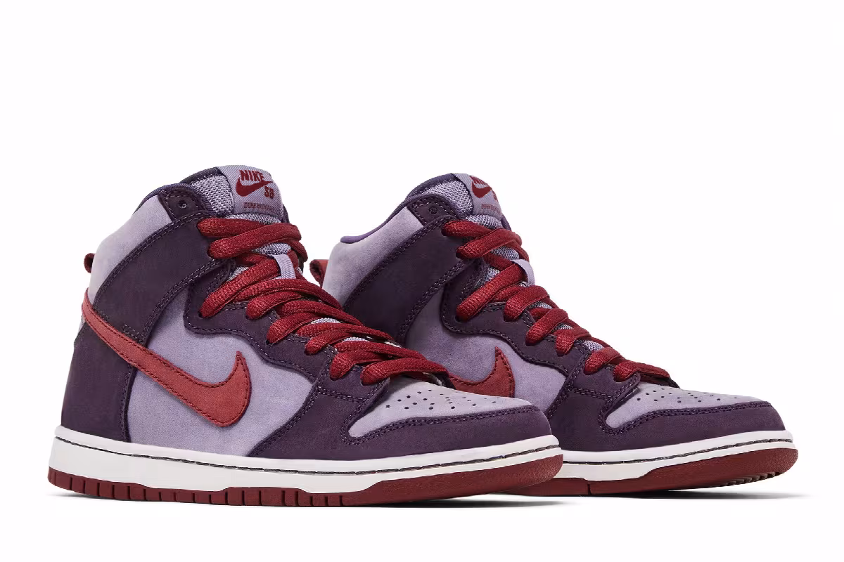Nike Dunk High Premium SB Plum, view 9