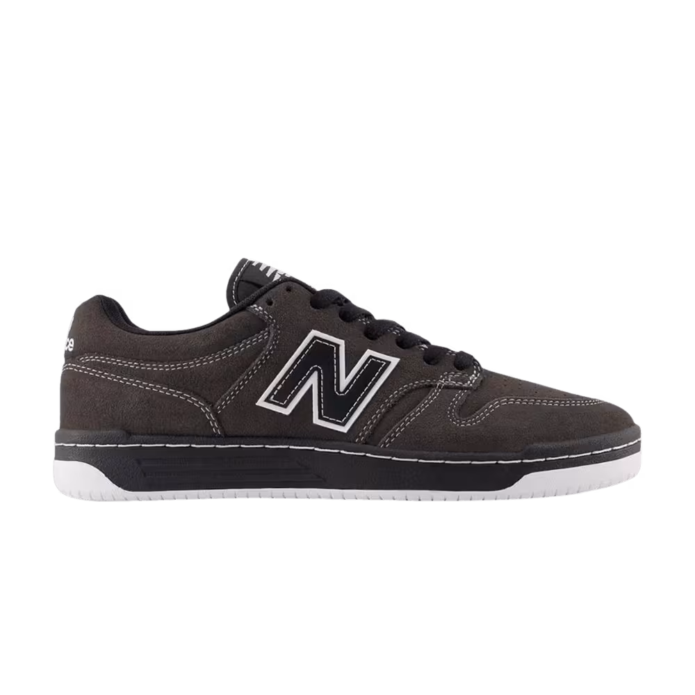 New Balance Numeric 480 Dark Grey Black Cement White