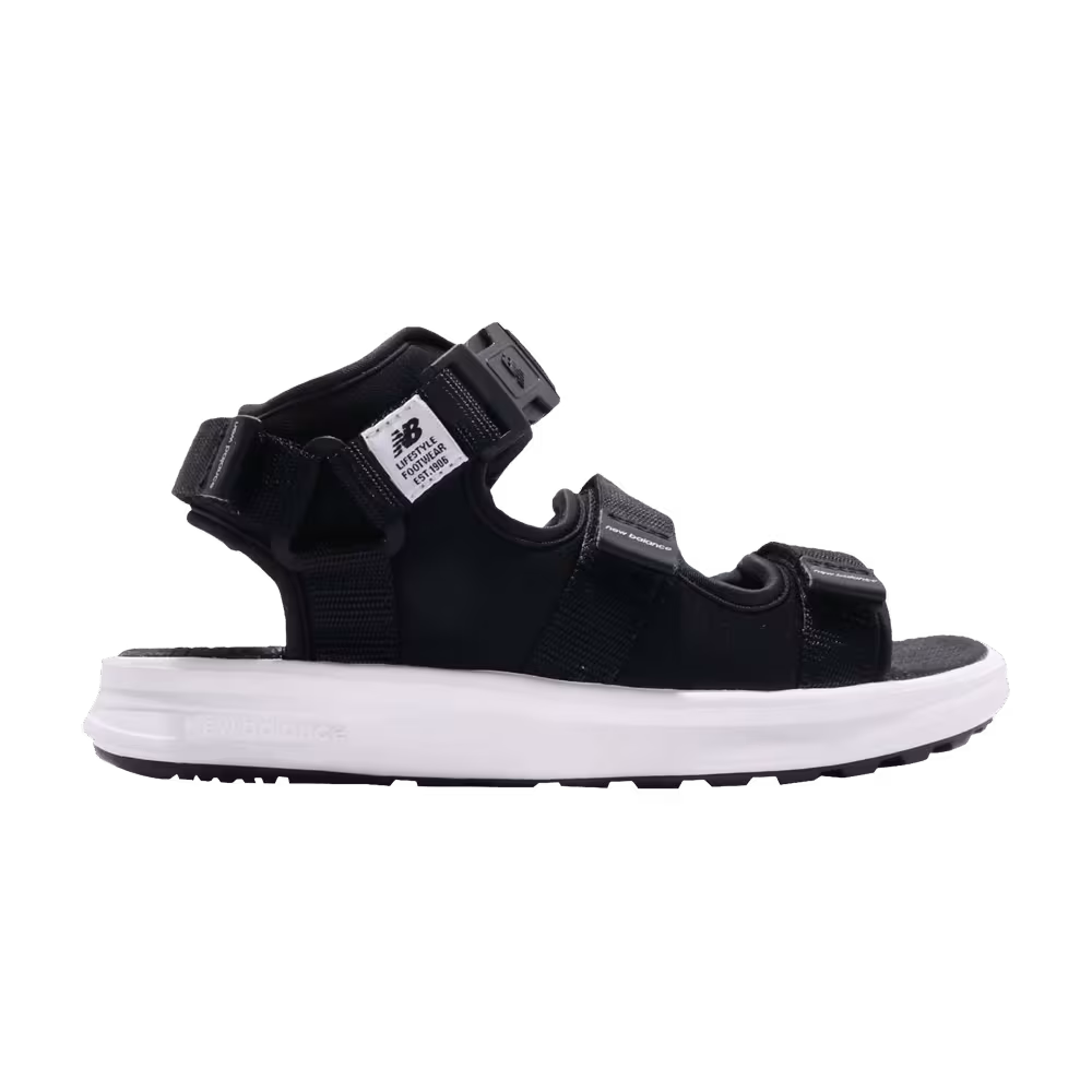 New Balance 750 Sandal Black White