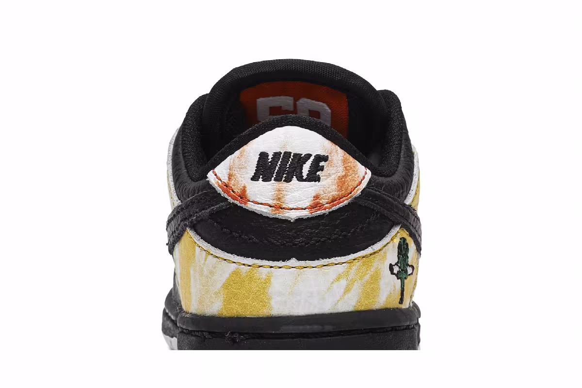 Nike Dunk SB Low Toddler Tie-Dye Raygun - Black, view 8