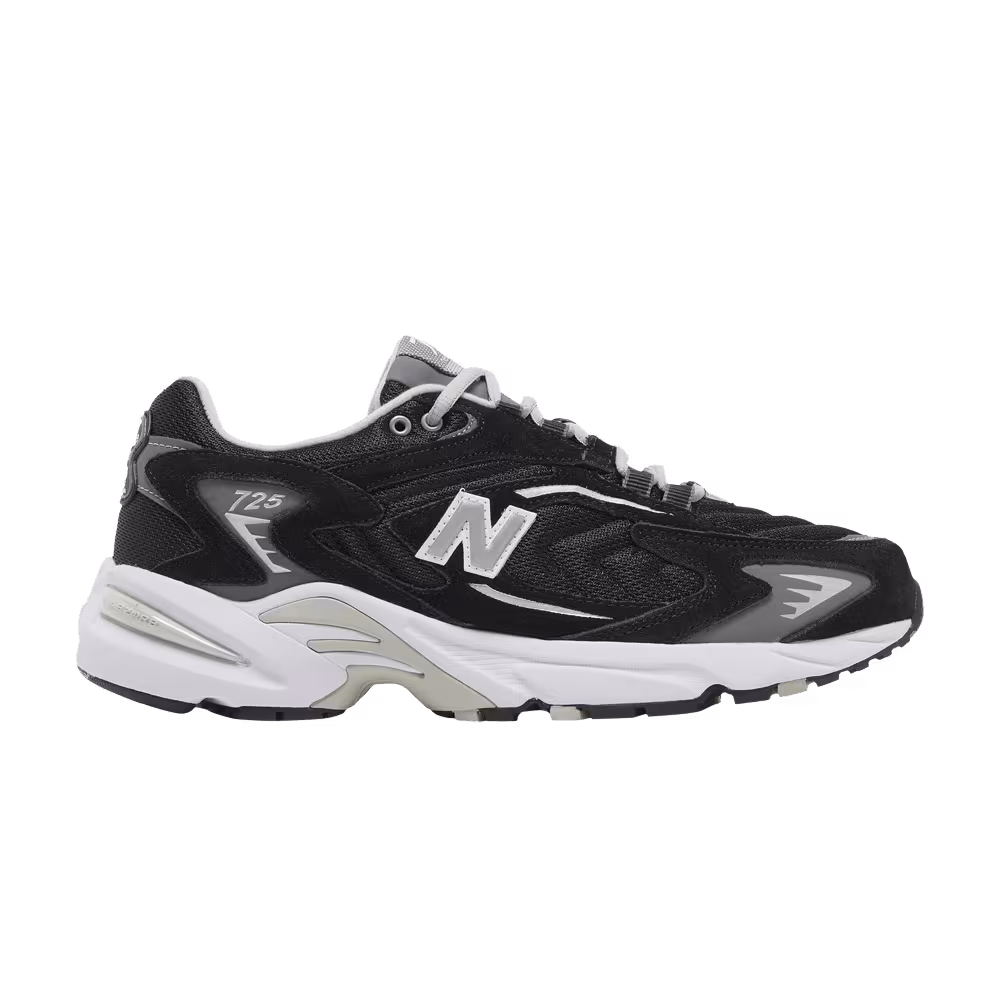 New Balance 725 Black Metallic Silver
