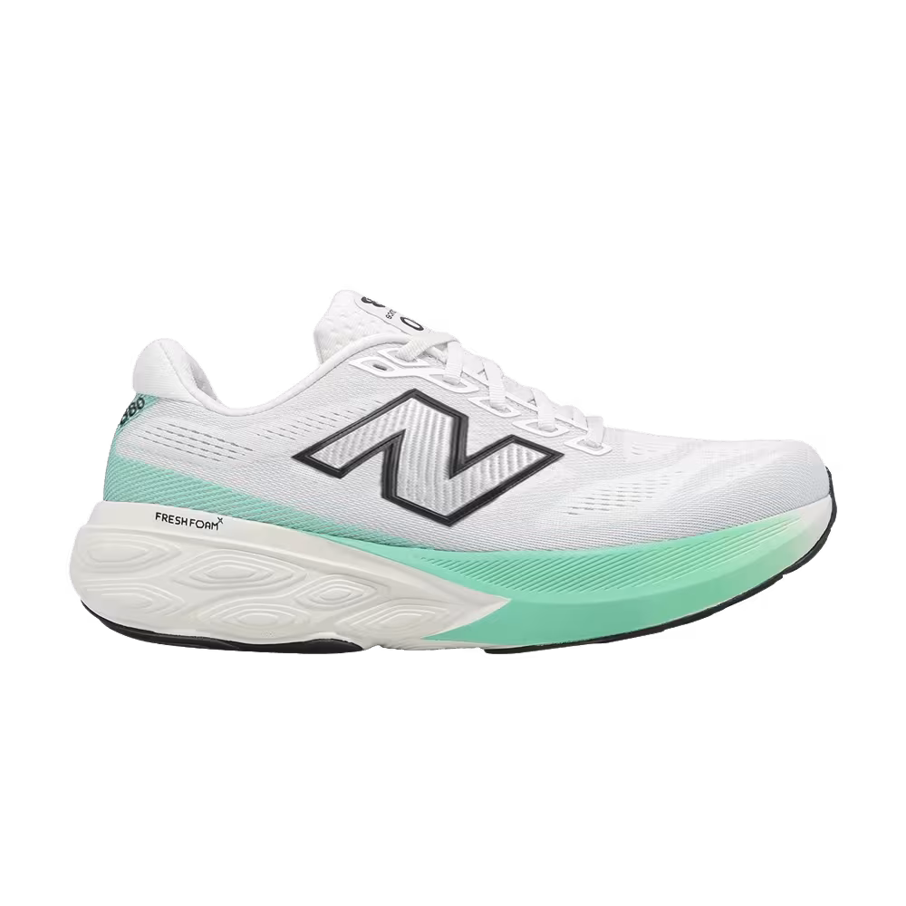 New Balance Fresh Foam X 880 V15 2E Wide White Black