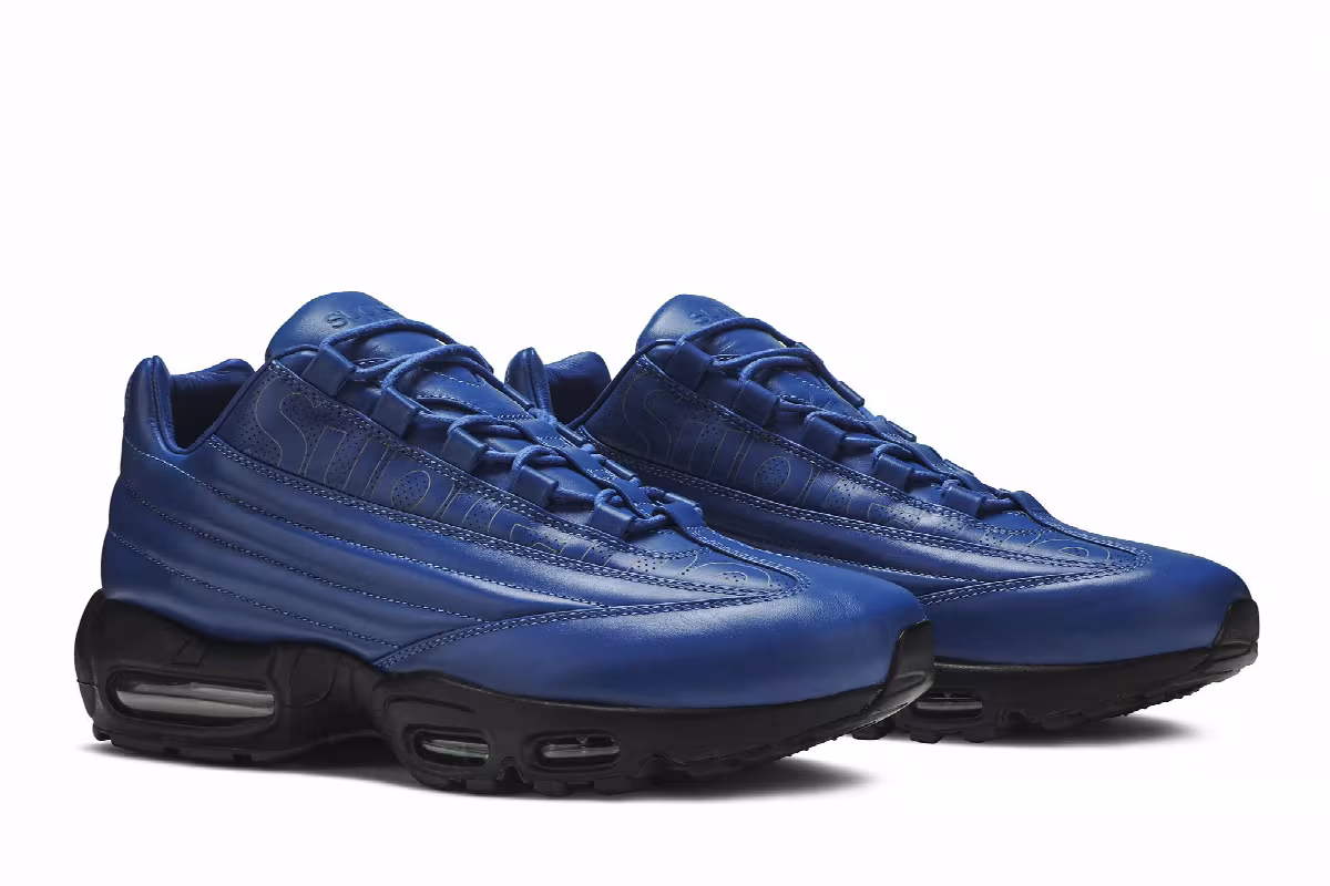 Supreme x Nike Air Max 95 Lux Hyper Cobalt, view 9