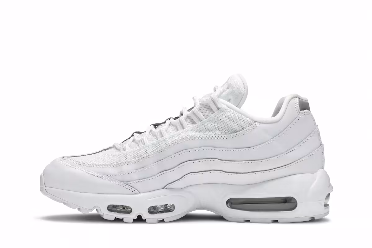 Nike Air Max 95 Essential White Silver, view 4