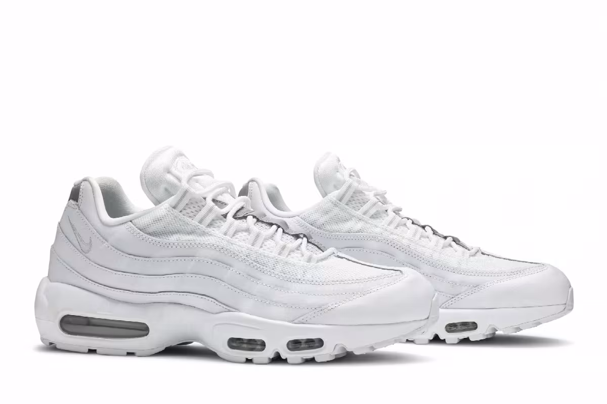 Nike Air Max 95 Essential White Silver, view 9