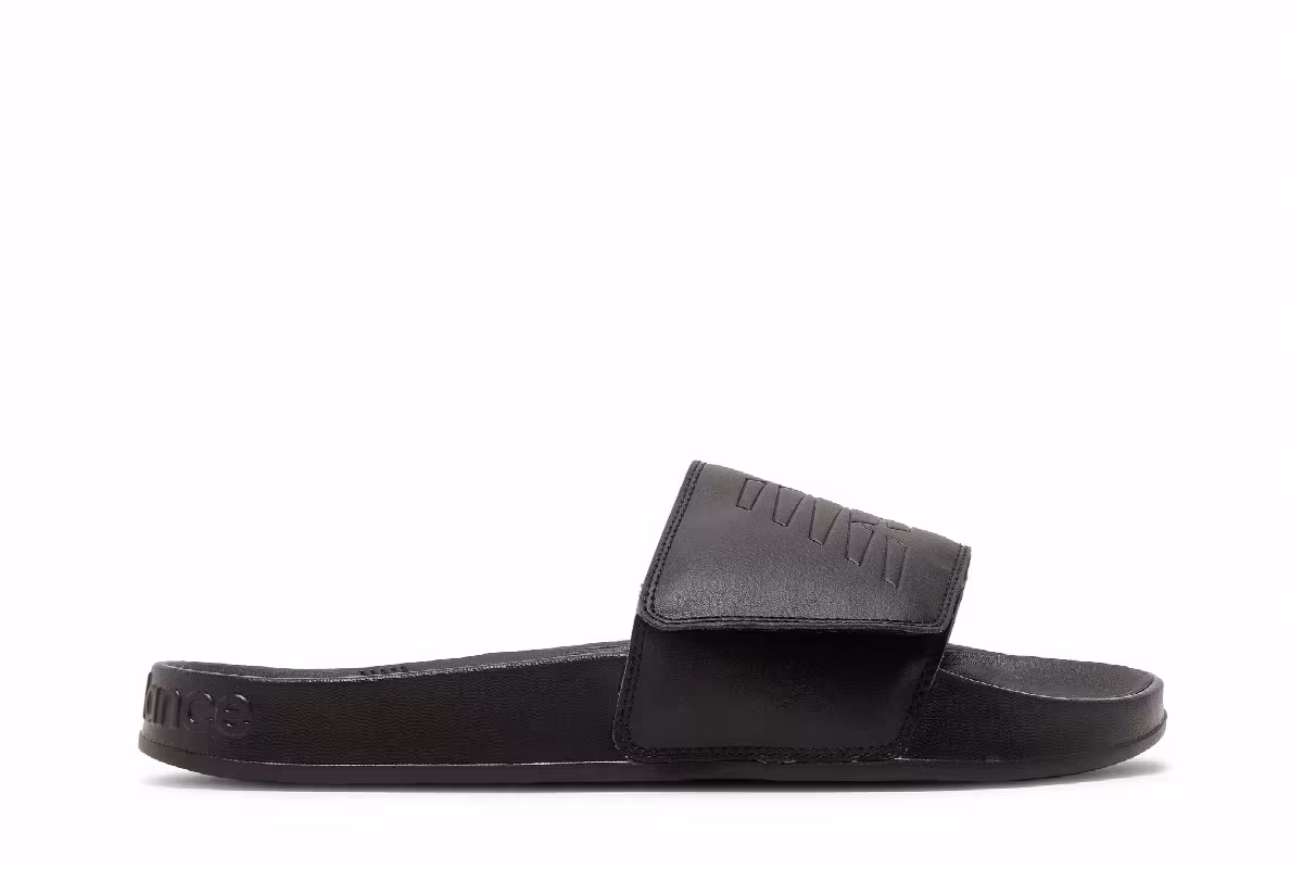 New Balance 200 Adj Slides Black, view 2