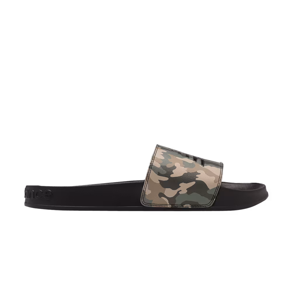 New Balance 200 Slides Green Camo