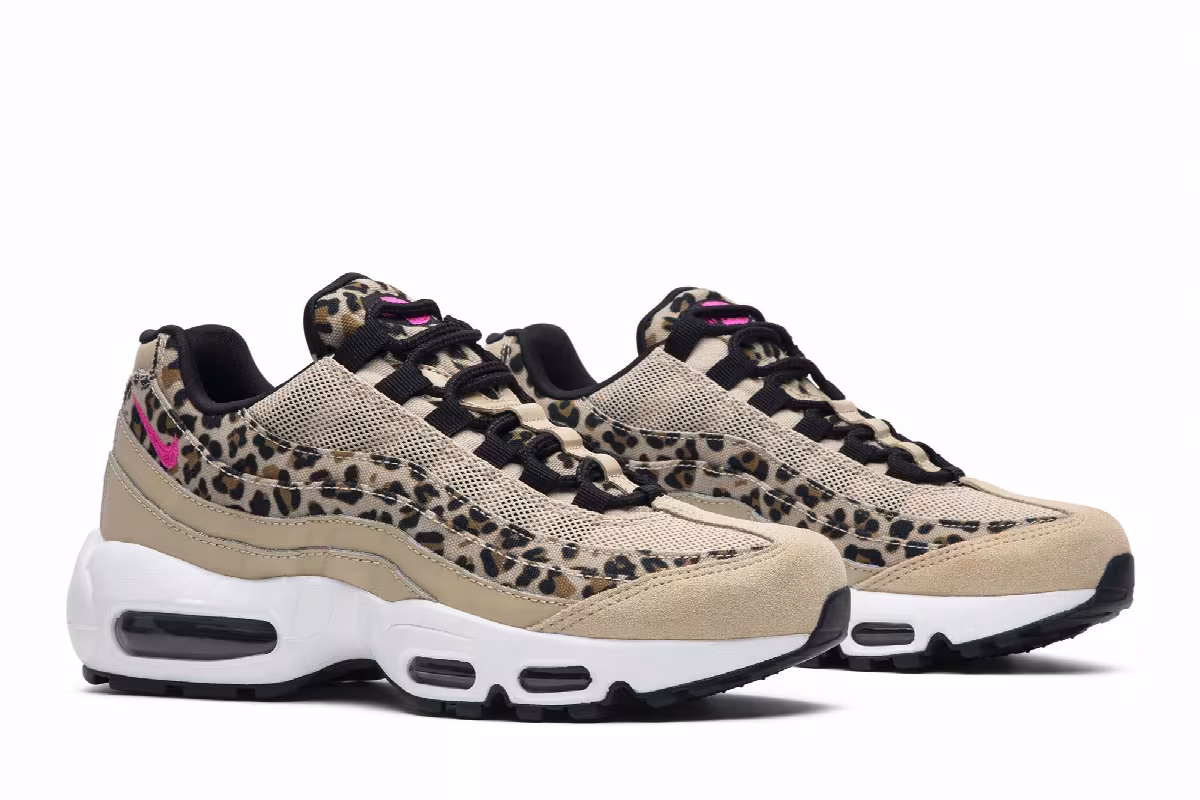 Nike Women's Air Max 95 Premium Leopard, view 9