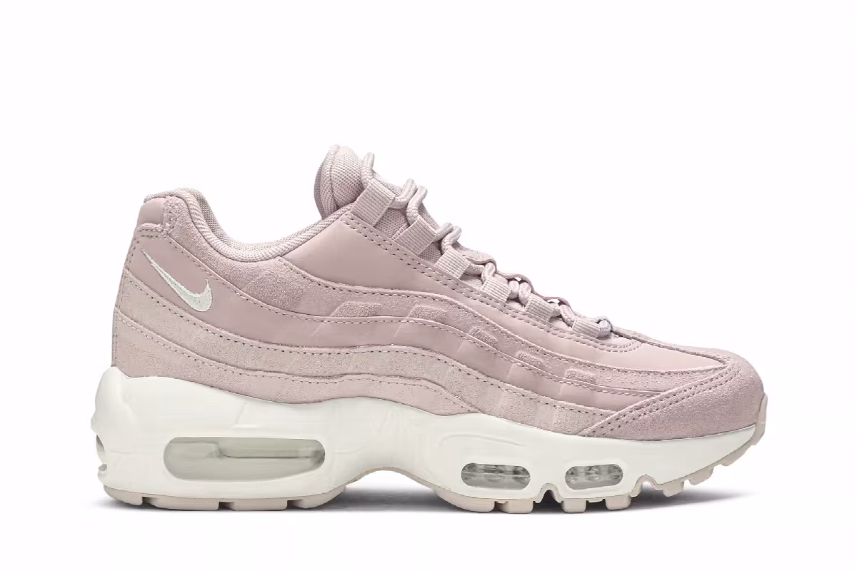 Nike Women's Air Max 95 Premium Barely Rose, view 2