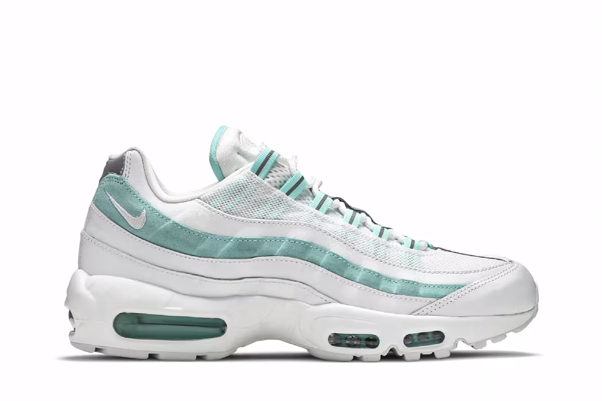 Nike Women's Air Max 95 Light Aqua, view 2