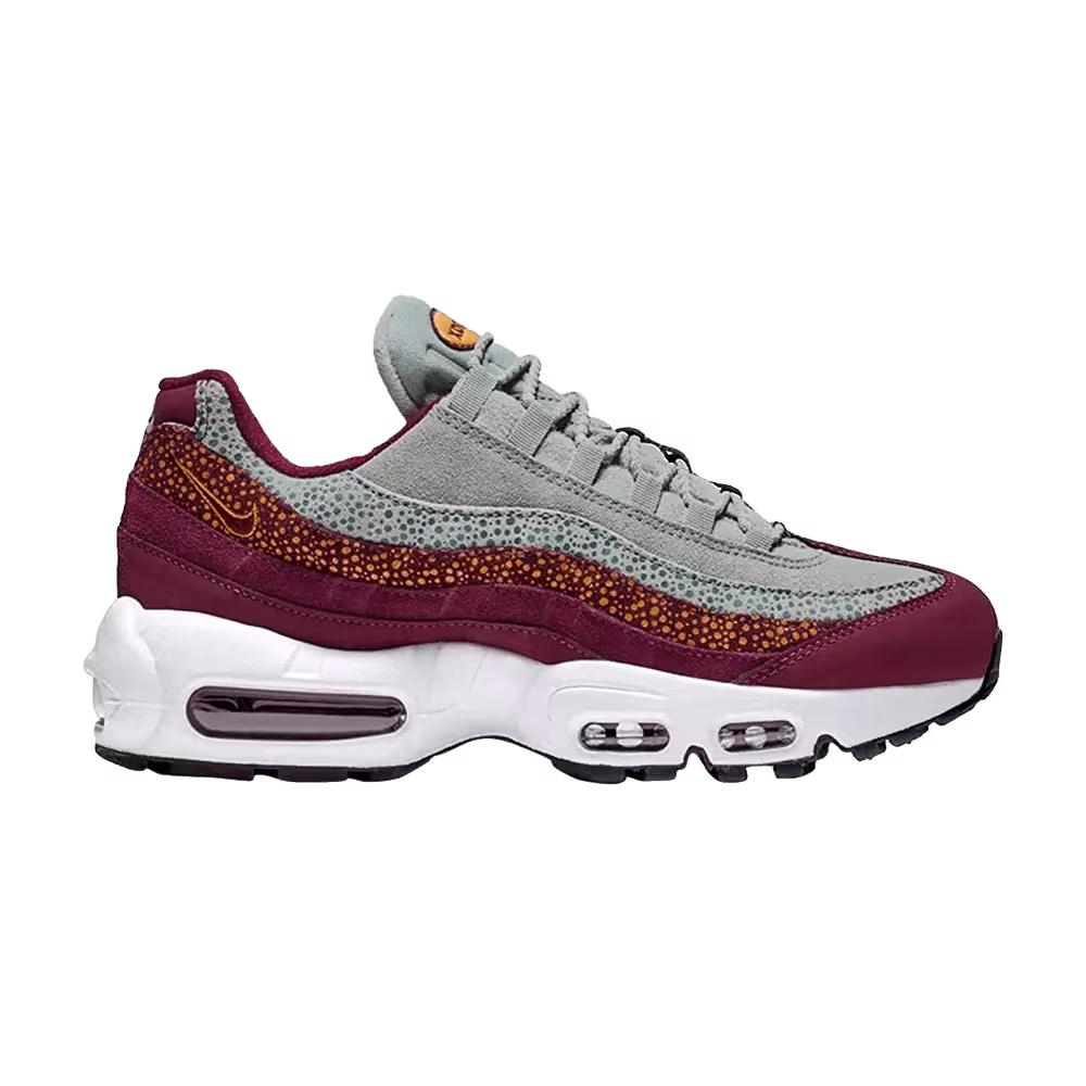 Nike Women's Air Max 95 Premium Bordeaux Yellow