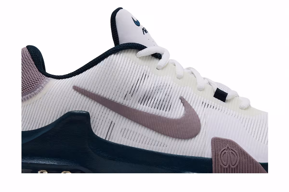 Nike Air Max Impact 4 White Navy Light Violet Ore, view 3