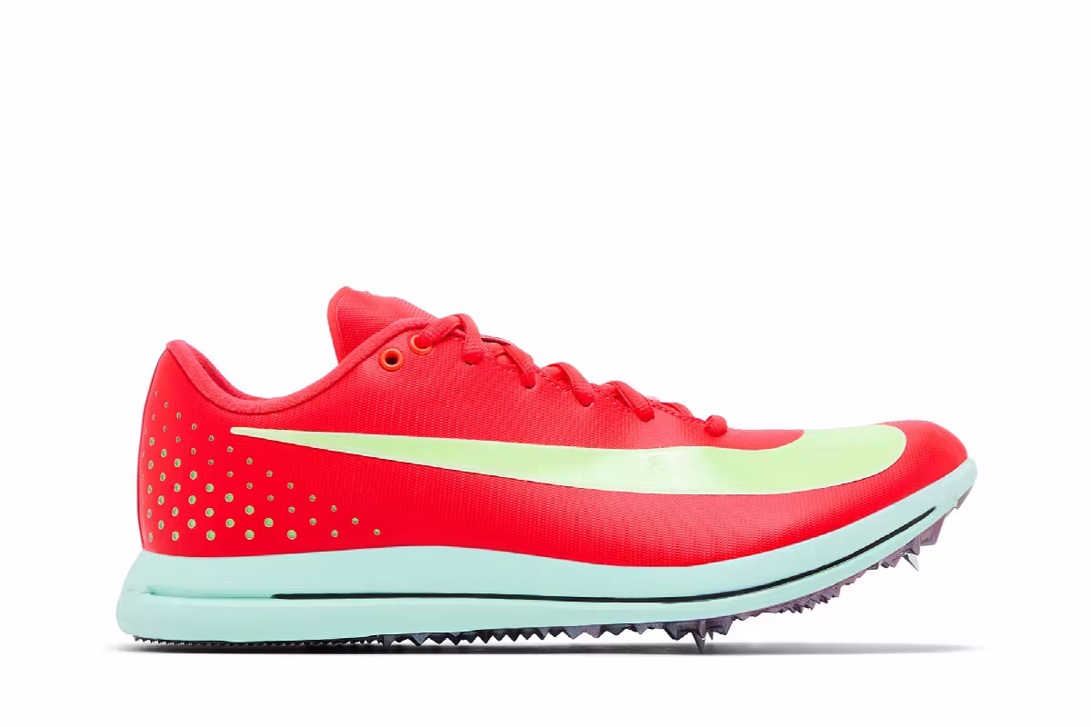 Nike Triple Jump Elite 3 Bright Crimson Lime Blast, view 2