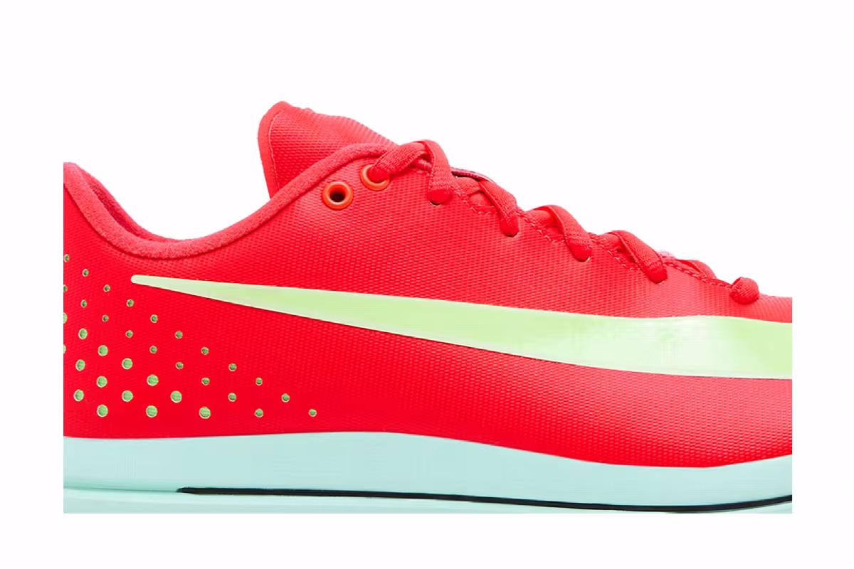 Nike Triple Jump Elite 3 Bright Crimson Lime Blast, view 3