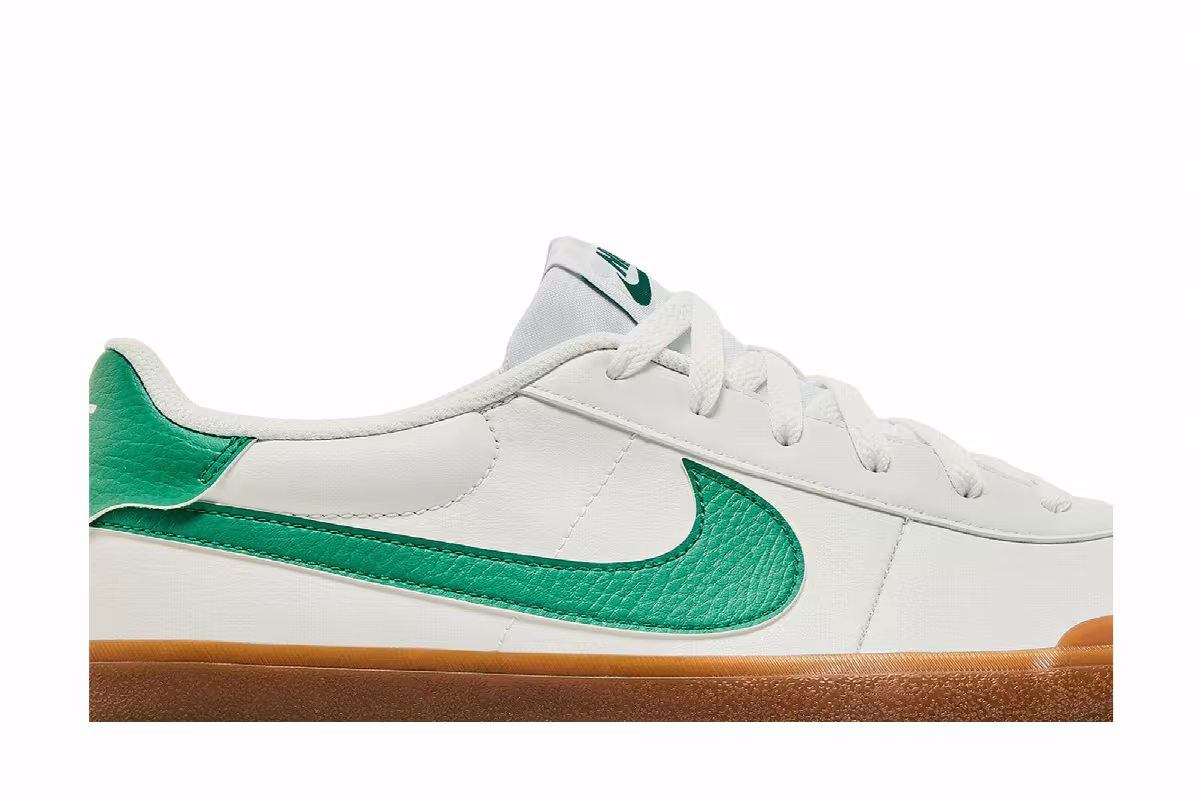 Nike Court Shot White Malachite Gum, view 3