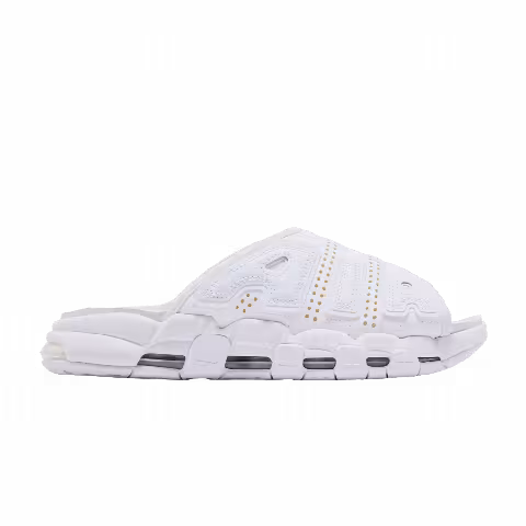 Nike Air More Uptempo Slide 'Triple White'