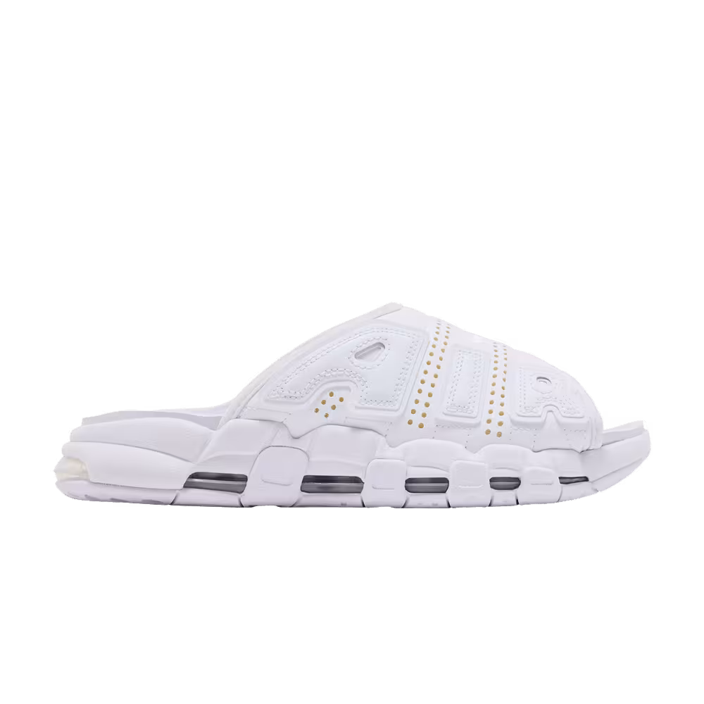 Nike Air More Uptempo Slide Triple White