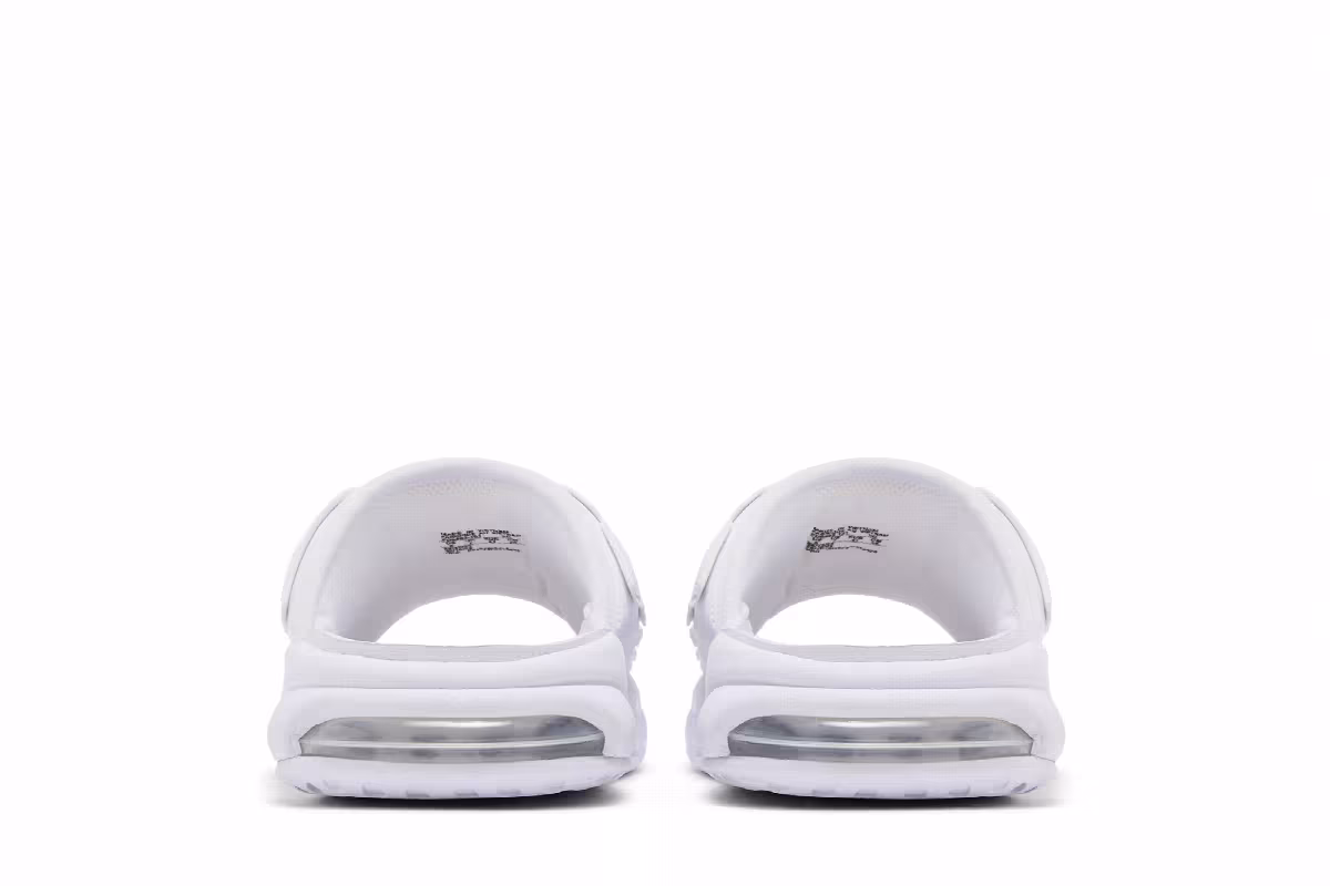 Nike Air More Uptempo Slide Triple White, view 7
