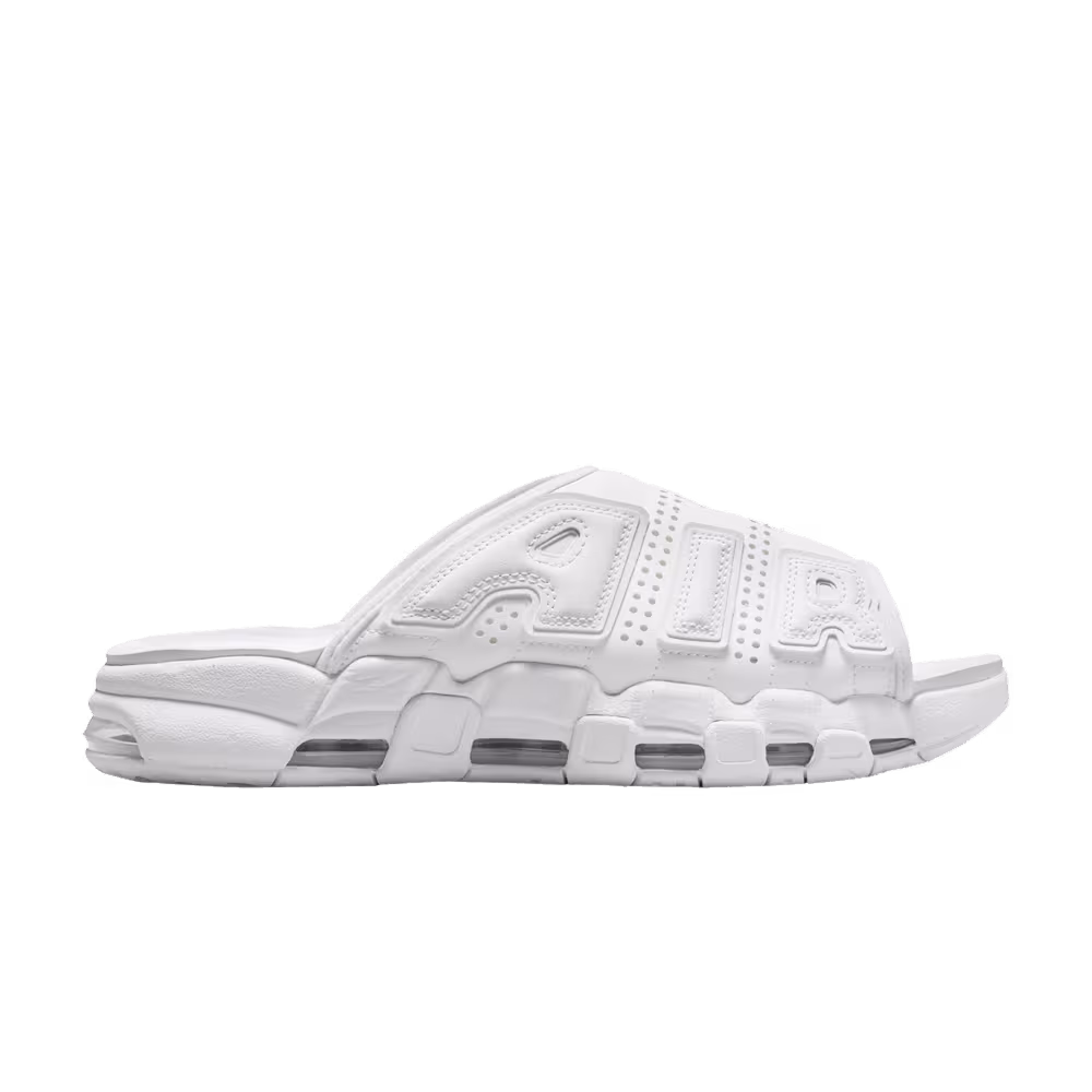 Nike Air More Uptempo Slide Triple White