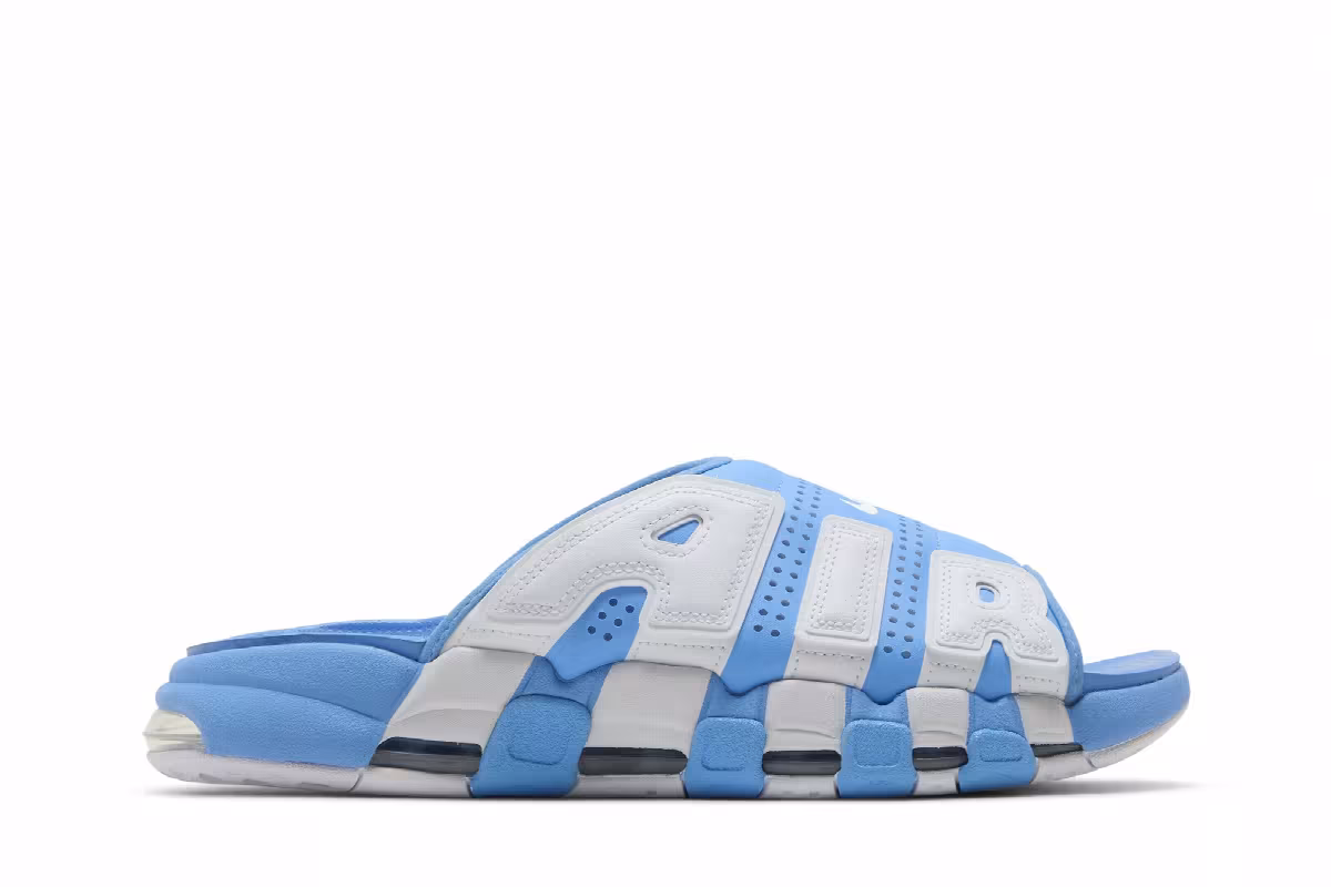 Nike Air More Uptempo Slide UNC, view 2
