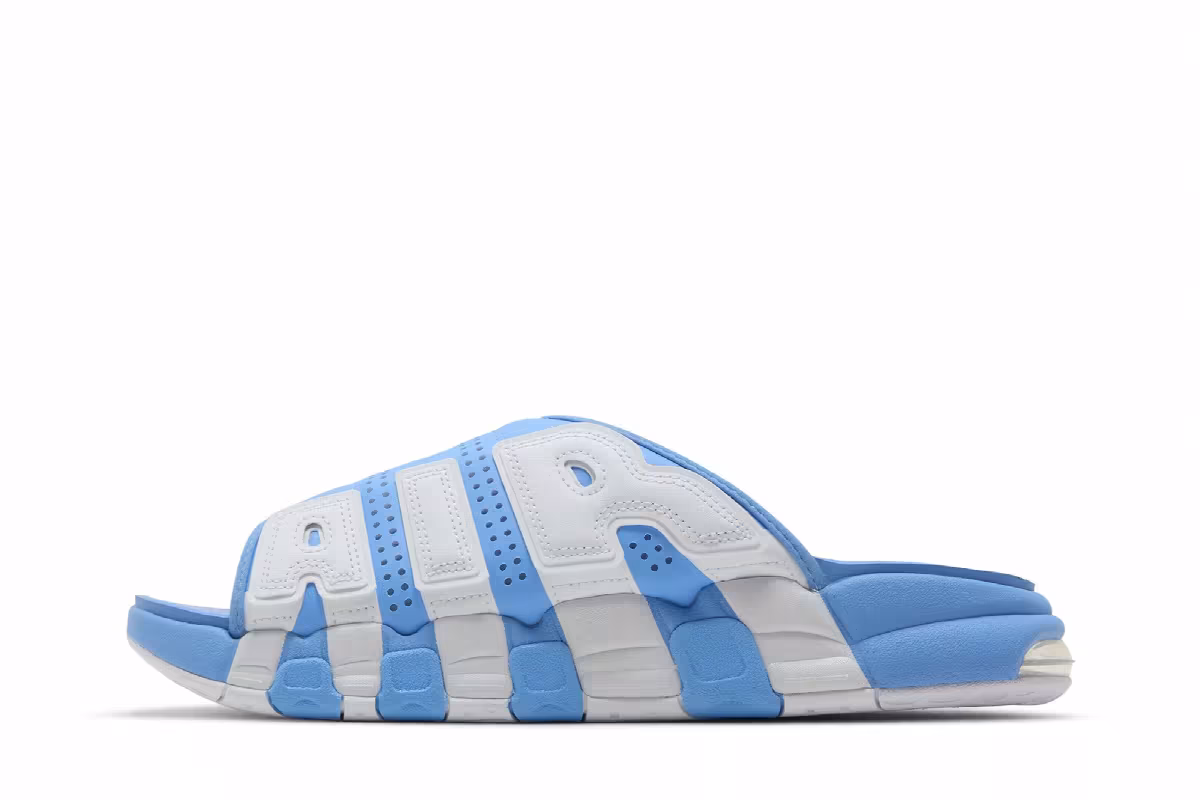 Nike Air More Uptempo Slide UNC, view 4
