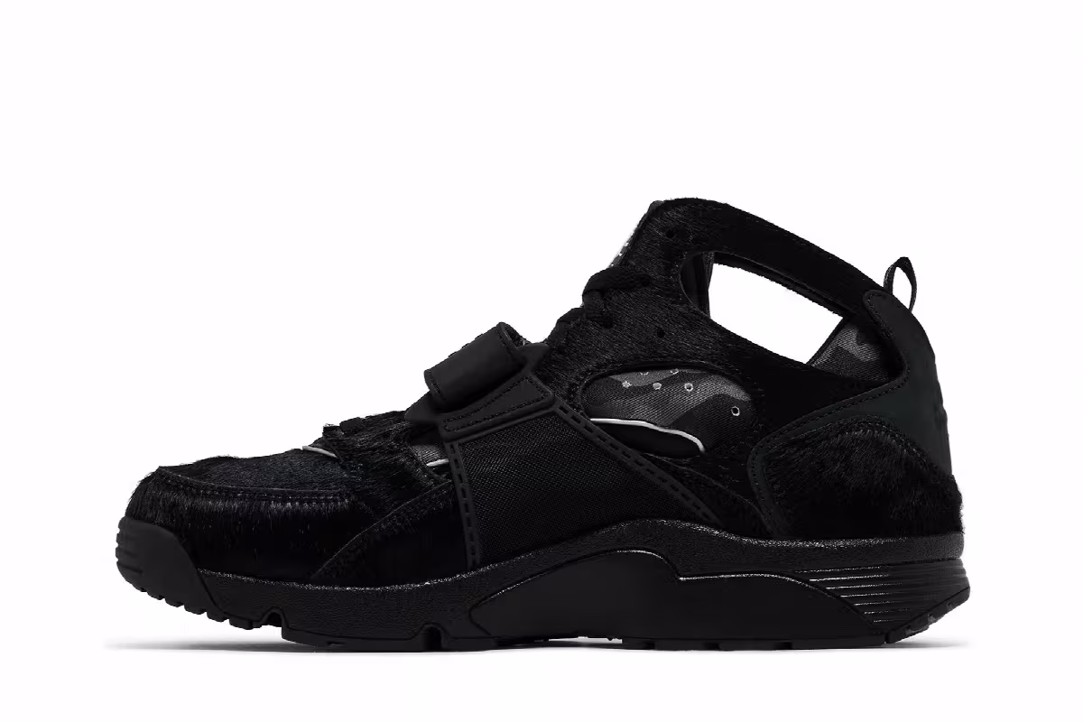Corteiz x Nike Air Trainer Huarache Onyx, view 4