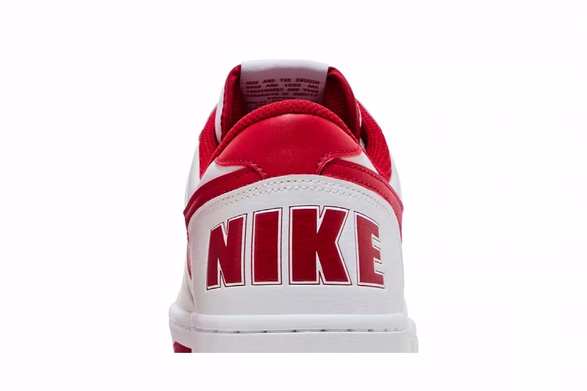 Big Nike Low White Gym Red, view 8