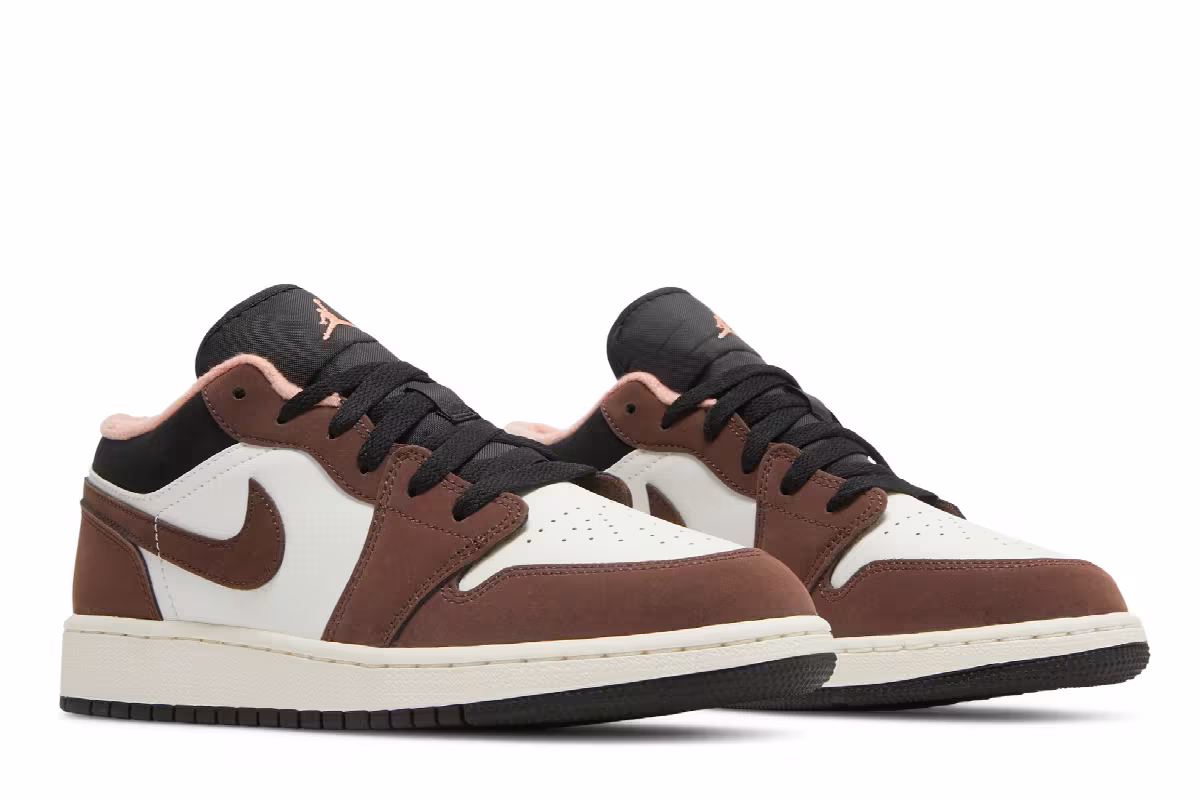 Air Jordan 1 Low SE GS Light Chocolate, view 9