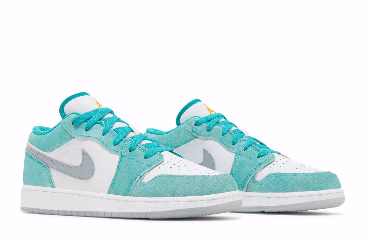 Air Jordan 1 Low SE GS New Emerald, view 9