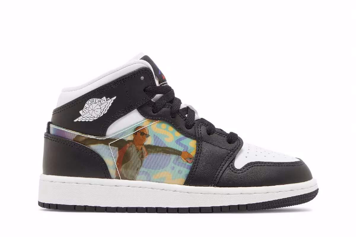 Air Jordan 1 Mid GS Hologram, view 2