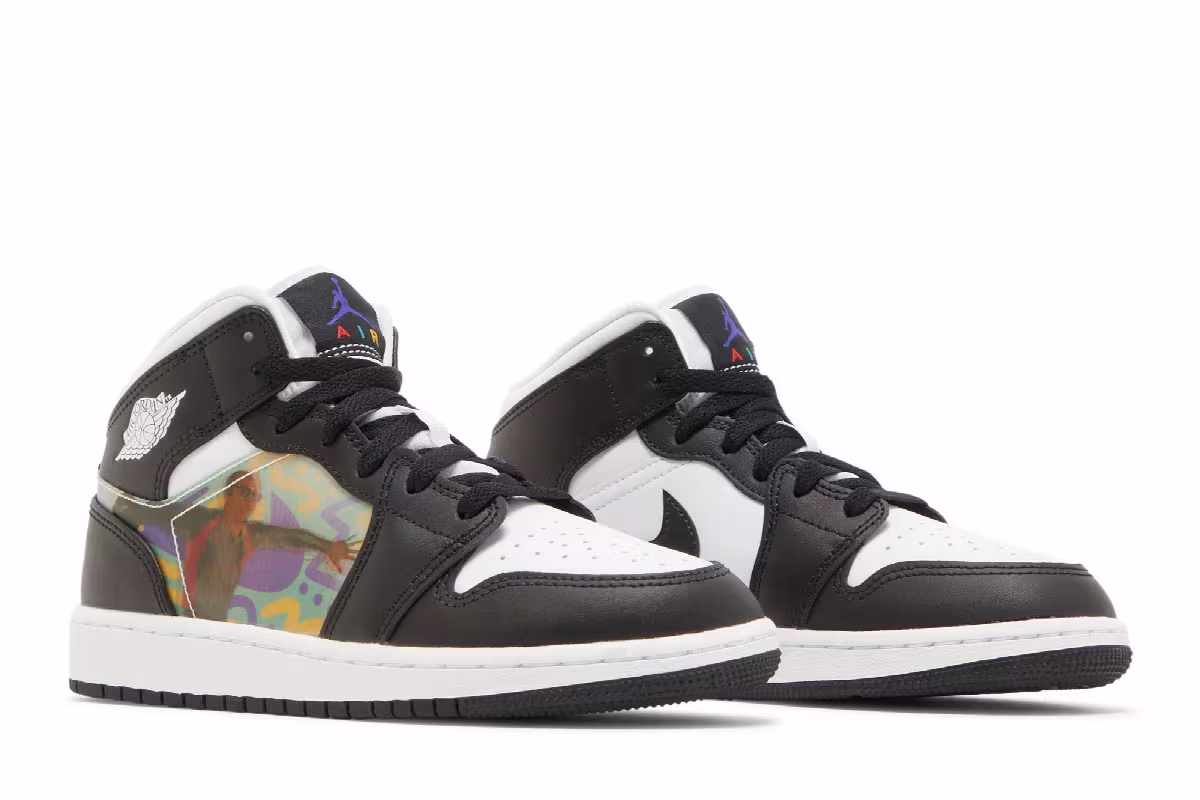 Air Jordan 1 Mid GS Hologram, view 9