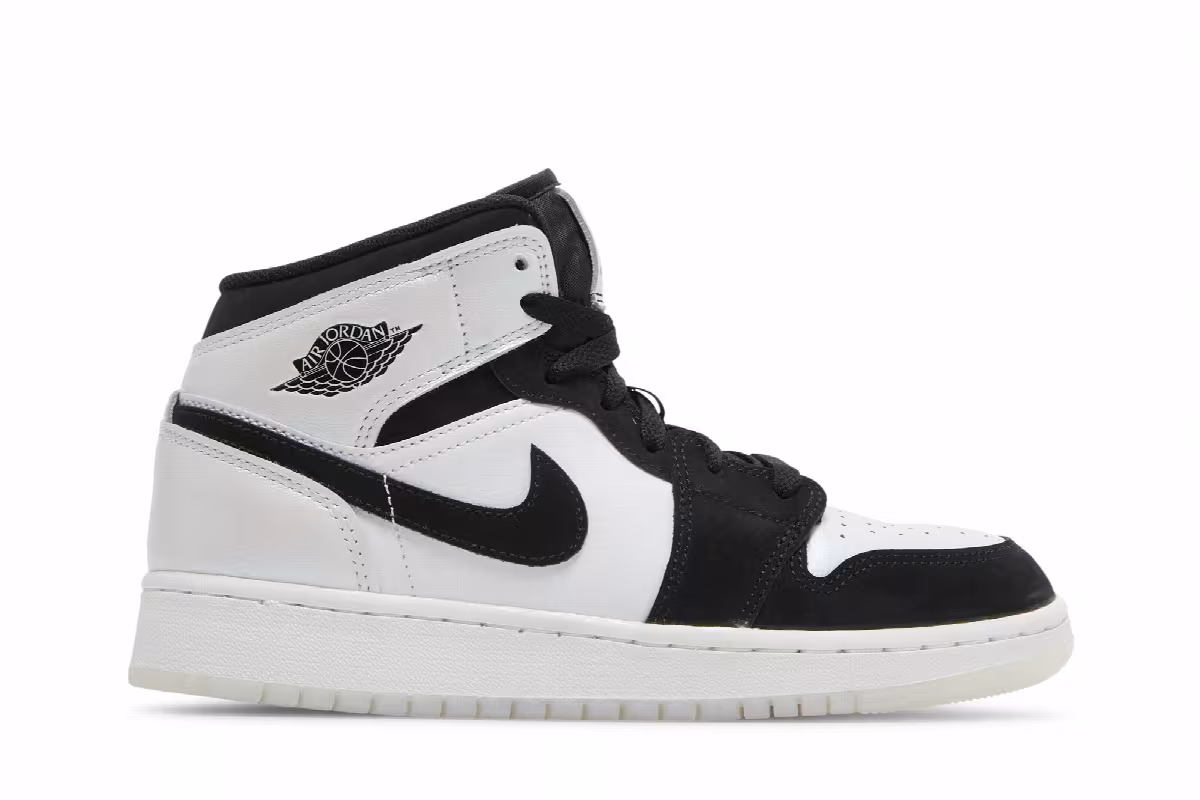 Air Jordan 1 Mid SE GS Diamond, view 2