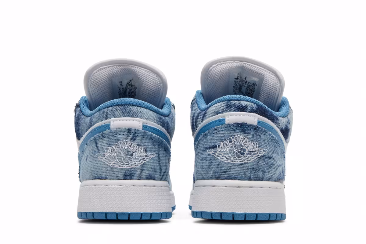 Air Jordan 1 Low GS Washed Denim, view 7