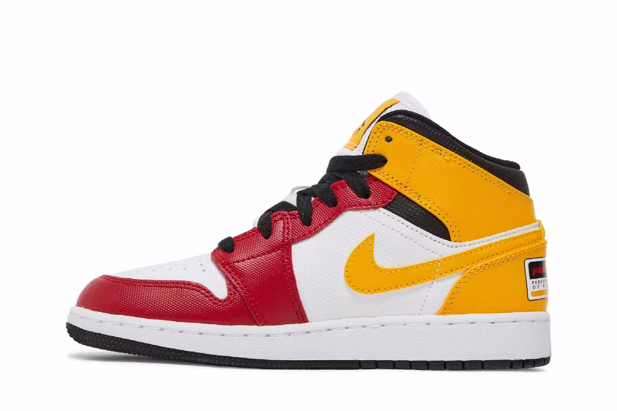 Air Jordan 1 Mid SE GS Motorsport, view 4