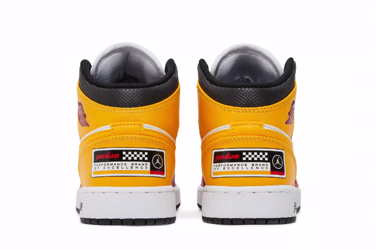Air Jordan 1 Mid SE GS Motorsport, view 7