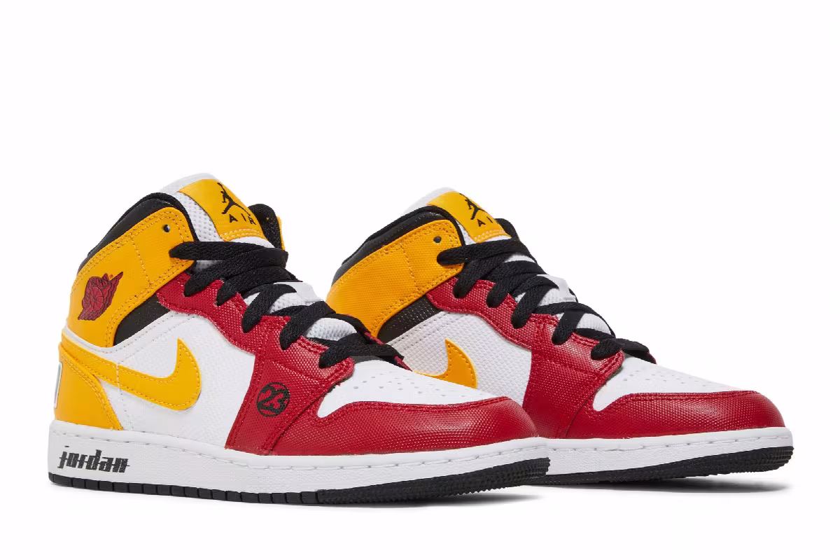Air Jordan 1 Mid SE GS Motorsport, view 9