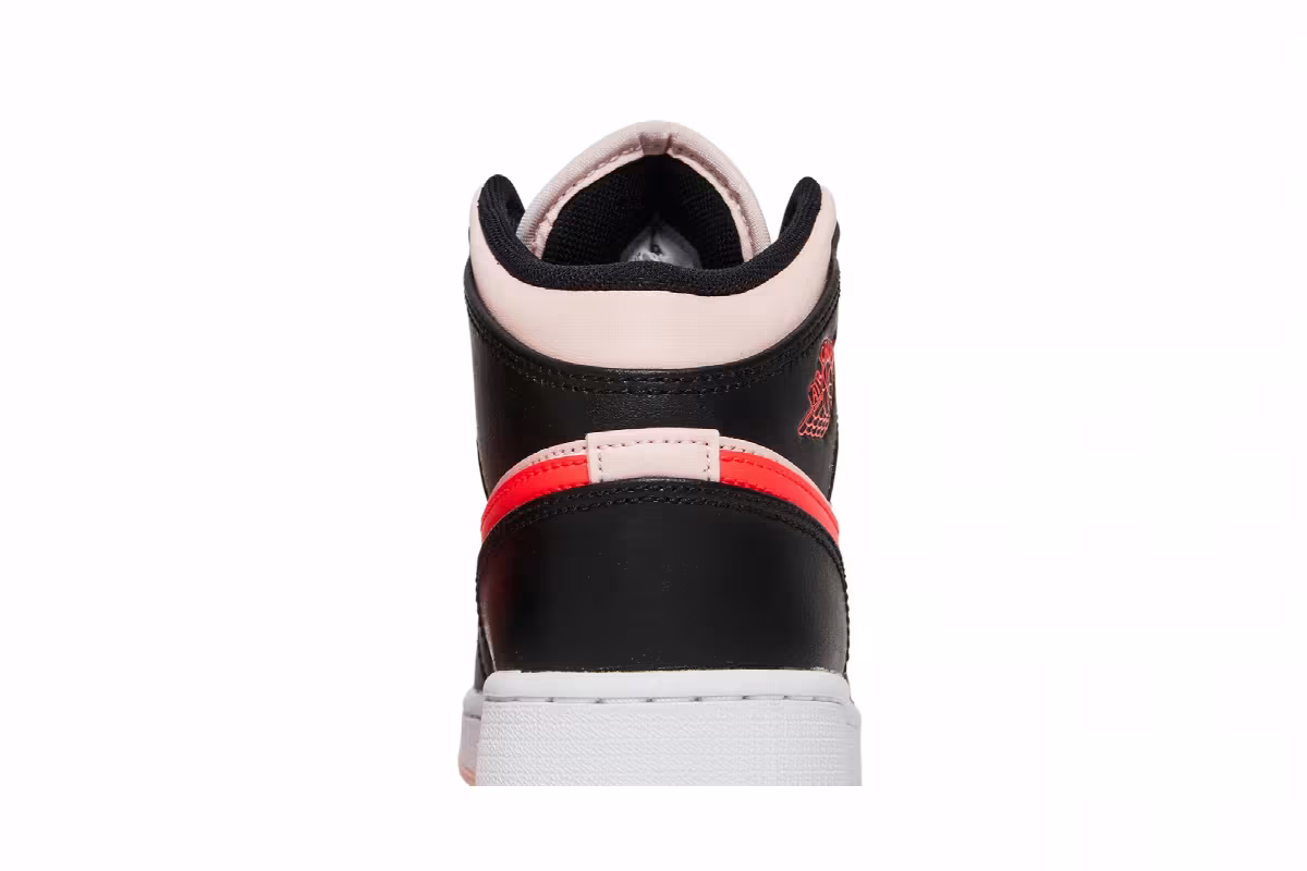 Air Jordan 1 Mid GS Black Pink Crimson, view 8