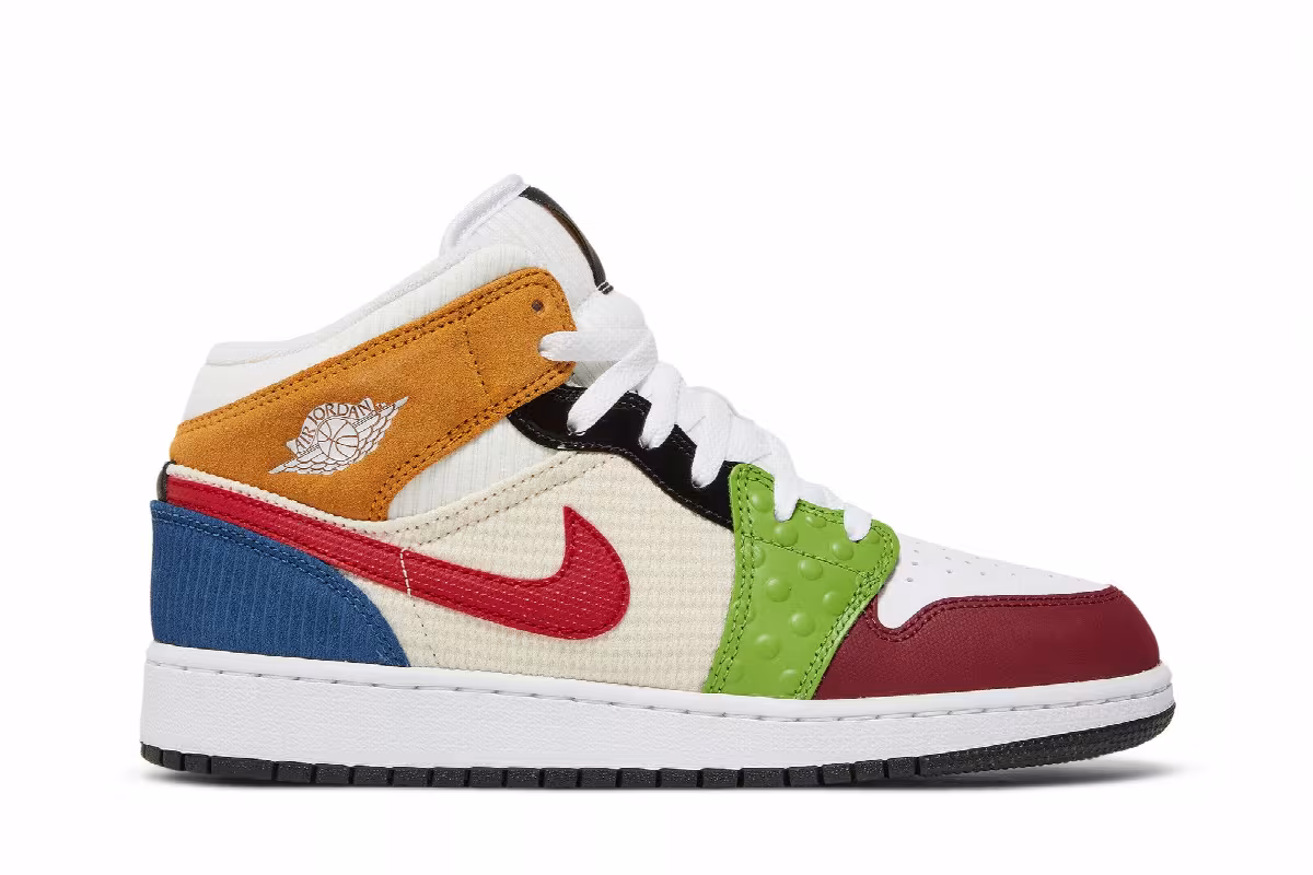 Air Jordan 1 Mid SE GS Messy Room, view 2