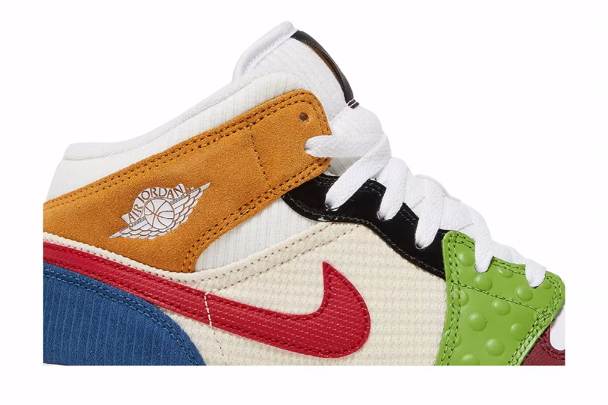 Air Jordan 1 Mid SE GS Messy Room, view 3