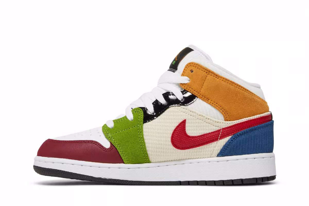 Air Jordan 1 Mid SE GS Messy Room, view 4