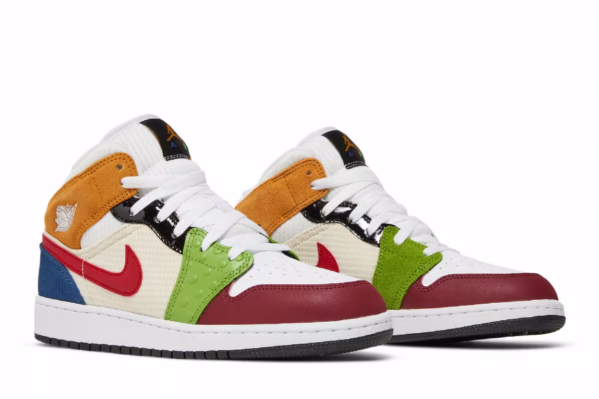 Air Jordan 1 Mid SE GS Messy Room, view 9