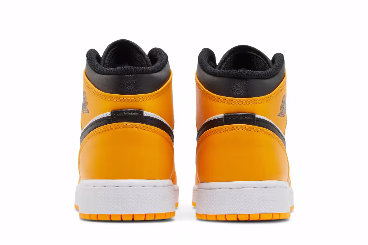 Air Jordan 1 Mid GS Reverse Yellow Toe, view 7