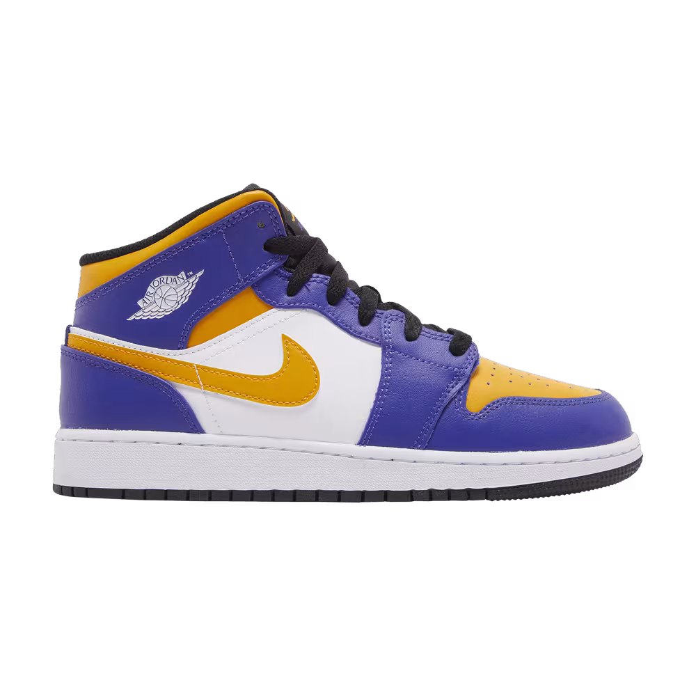 Air Jordan 1 Mid GS Lakers
